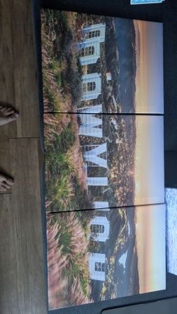 Wall paint canvas 3 piece