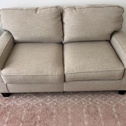 Loveseat, Taupe Color, 59x30