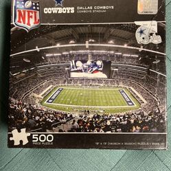 Sealed Box NFL Dallas Cowboys Texas Stadium 500 Piece Puzzle 
