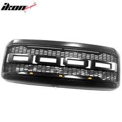 Fits 2011-2016 Ford F-250/F-350/F-450 Super Duty Matte Black Grille