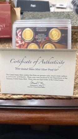 2010 silver mint proof set