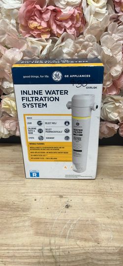 GE In-line Water Filtration System for Refrigerators or Icemakers