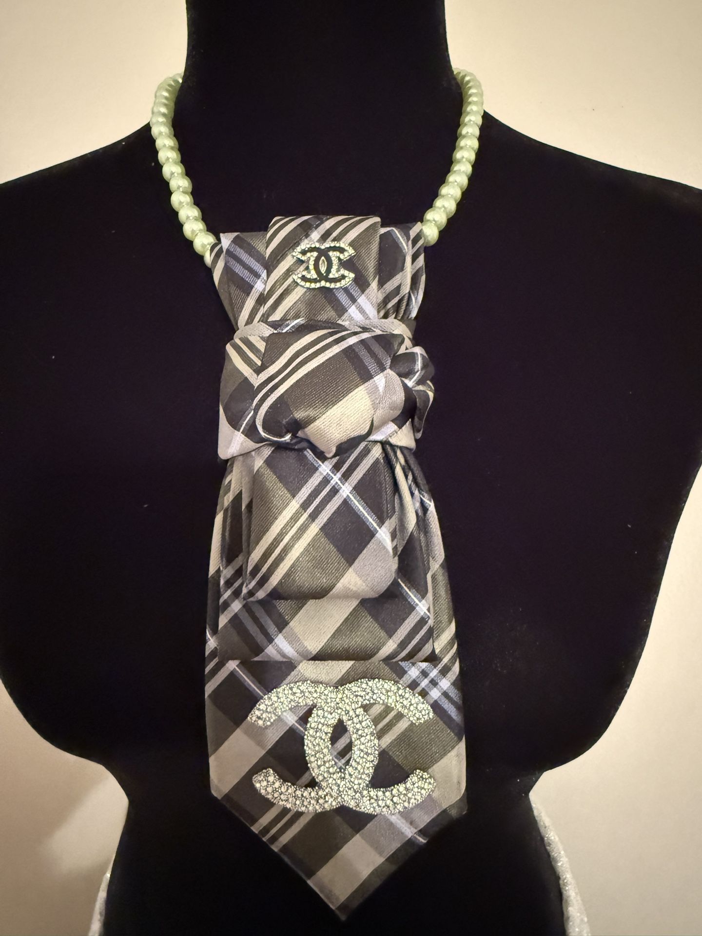 Custom Necktie Necklace, One-Of-A-Kind. $35.