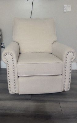 Recliner - Swivel Glider in Cream