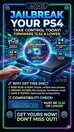PS4 Blu-ray jailbreak disc