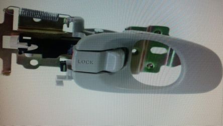 Kia sephia/spectra door handle