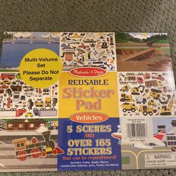 Melissa & Doug Reusable Sticker Pads