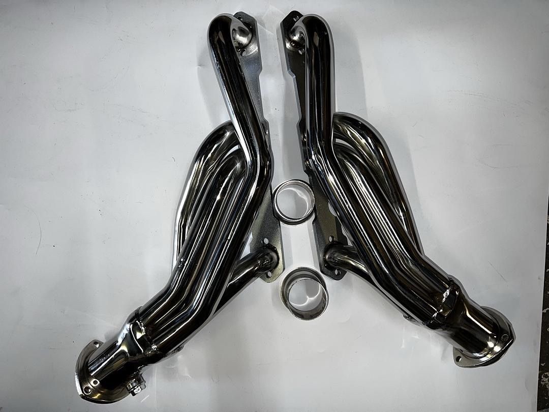 LA Zona Auto Parts 1988 to 1997 Chevrolet GMC Echasut Headers Cabezas escape motor CK Truck Troca pipas pipes