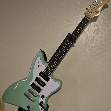 SX Liquid MN Alder 3P90 Stop LPB Left Handed Electric Guitar