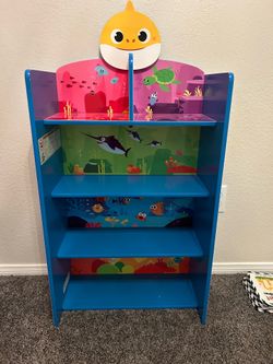 Baby shark bookshelf