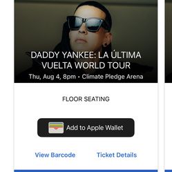 Daddy Yankee Floor Tickets