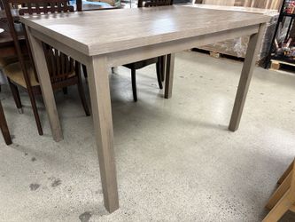 Rustic Grey Rectangular Counter Height Dining Table