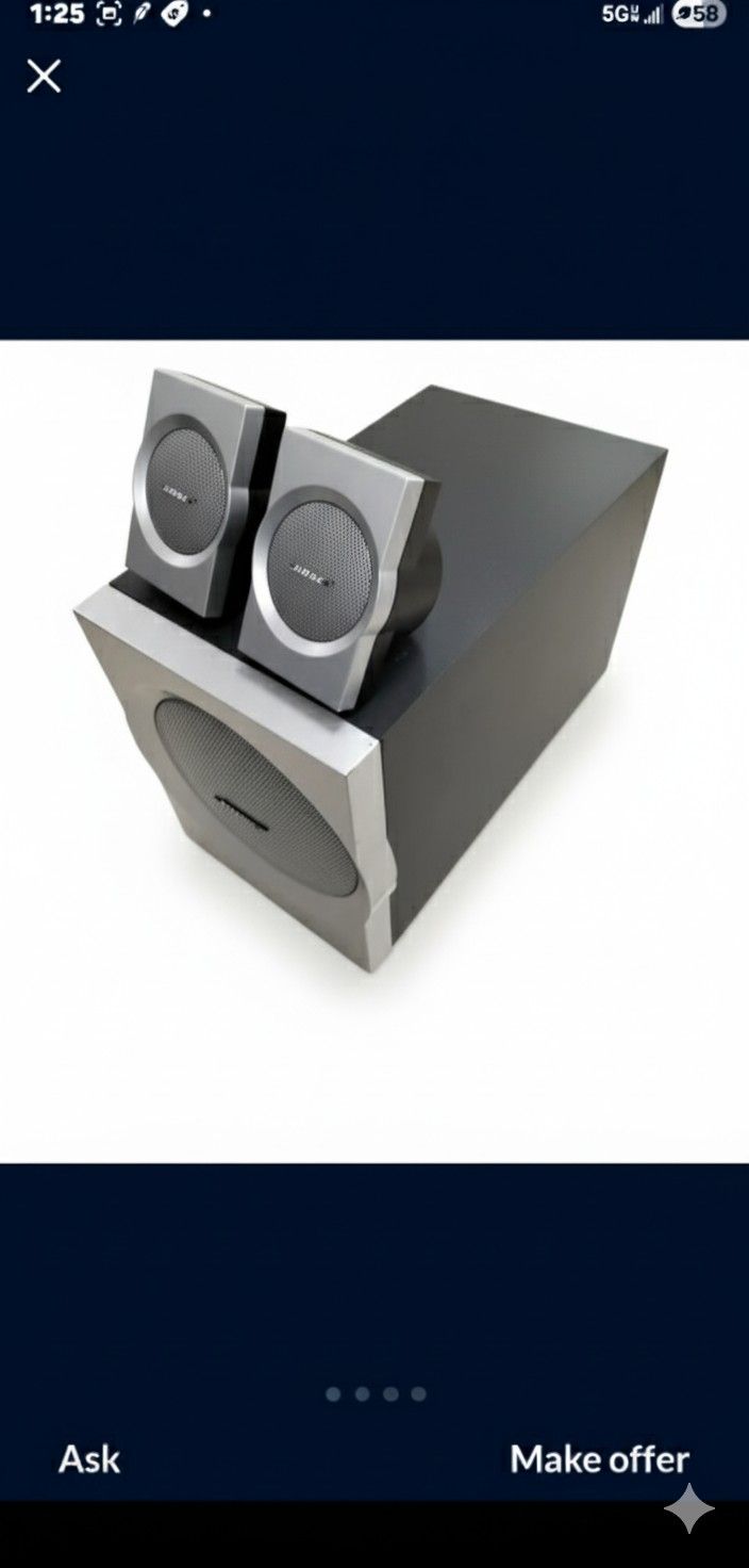 Bose Companion 3 Gaming Computer Speakers Bass