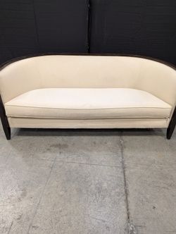 Contemporary Upholstered Barrel Back sofa
