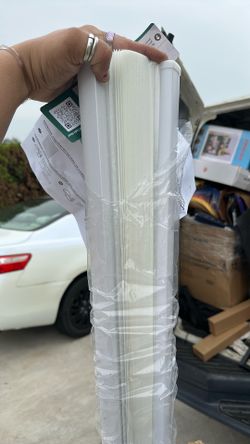 Cordless White Cellular Blind ((38x48))