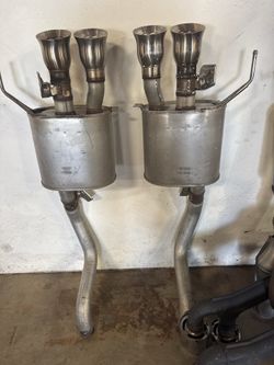 C7 Corvette factory cat back exhaust
