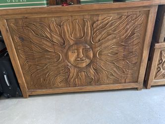 Carved Wood Bar