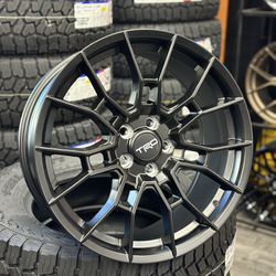 Toyota Camry TRD Rims Tires 19x8.5 5x114.3 Matte Black Finance Available 