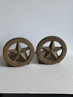 Cast Iron Star Heavy Votive Holders