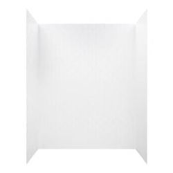 521^CRAFT + MAIN Jetcoat 60-in W x 32-in D x 78-in H White Subway 5.0 -Piece Glue Up Alcove Shower panel kit