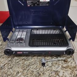 COLEMAN INSTA START GRILL STOVE Firm