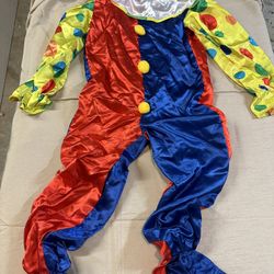 Kids Clown Halloween Costume 