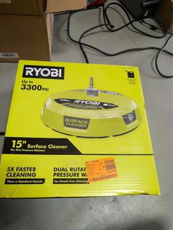 RYOBI 15 in. 3300 PSI Surface Cleaner for Gas Pressure Washer – Open Box