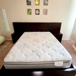 Queen Storage Bed w/ Drawers + Nightstands – New Year Refresh | $325 FIRM