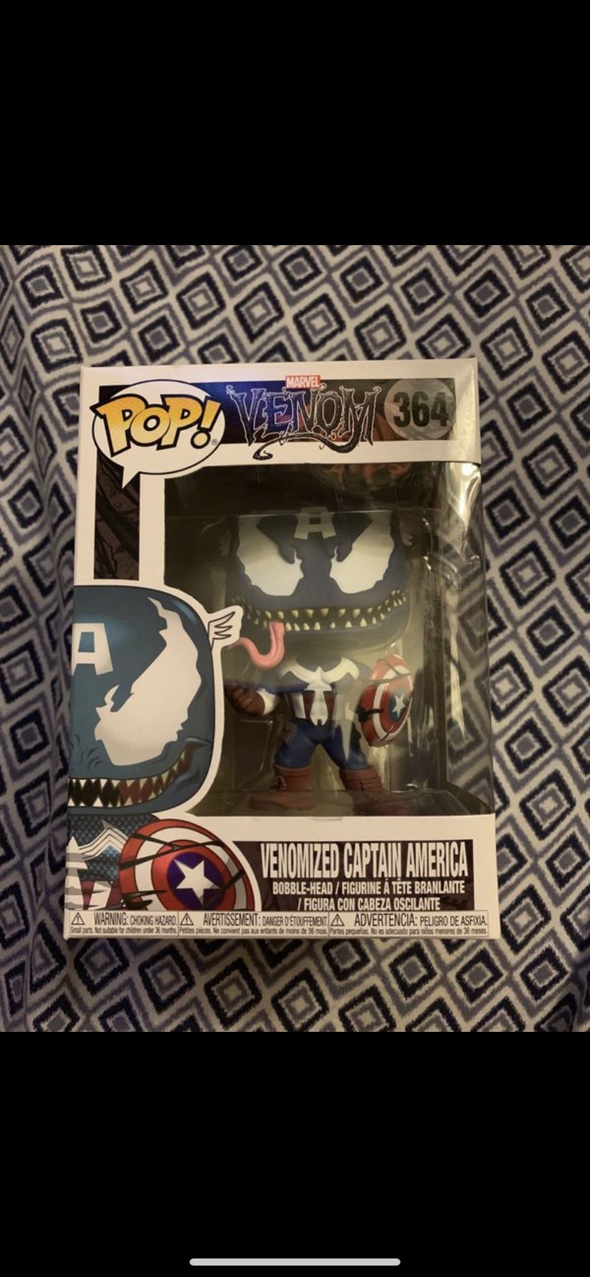 Venomized Captain America 364 Pop Figure