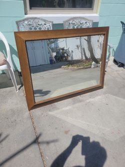 Huge Heavy Mirror 48" X 36"