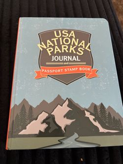Usa National Parks Journal and passport stamp book