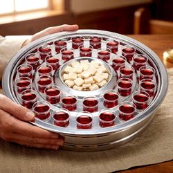 LemonRoad Stainless Steel Communion Tray — Silver