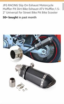 Motorcycle exhaust tip see pics