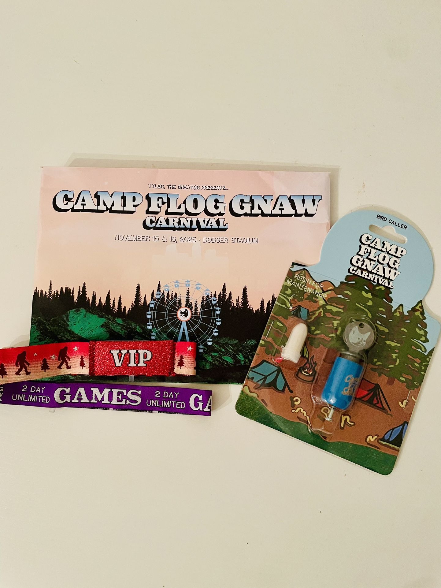Camp Flog Gnaw 2 Day VIP ticket AND All You Can Play Pass