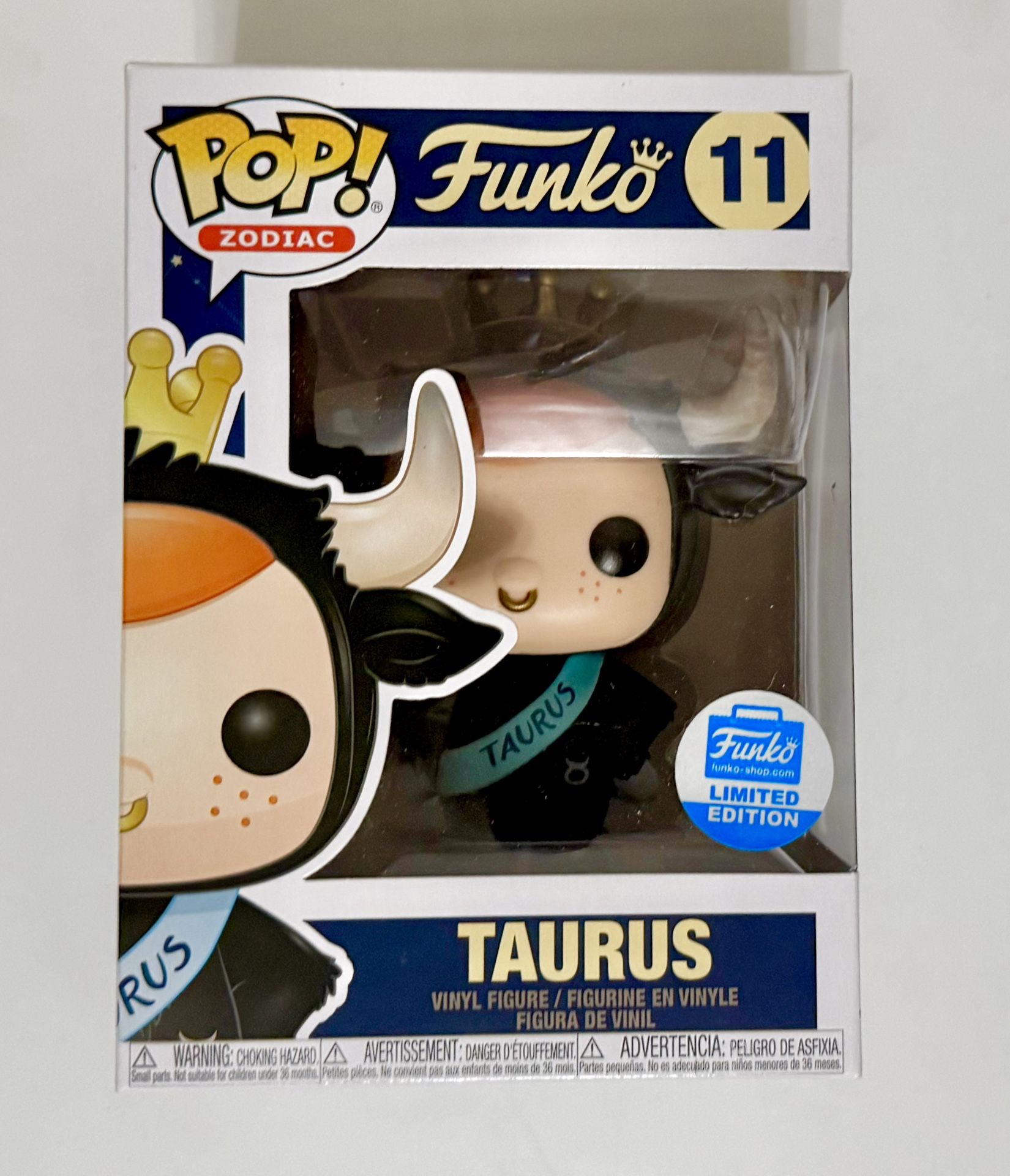 Funko Pop! Vinyl ZODIAC Taurus #11 Funko Shop EXCLUSIVE!