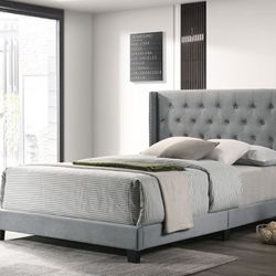 💥💥 Special Offer💥💥 Brand New Grey King Size Bed Frame