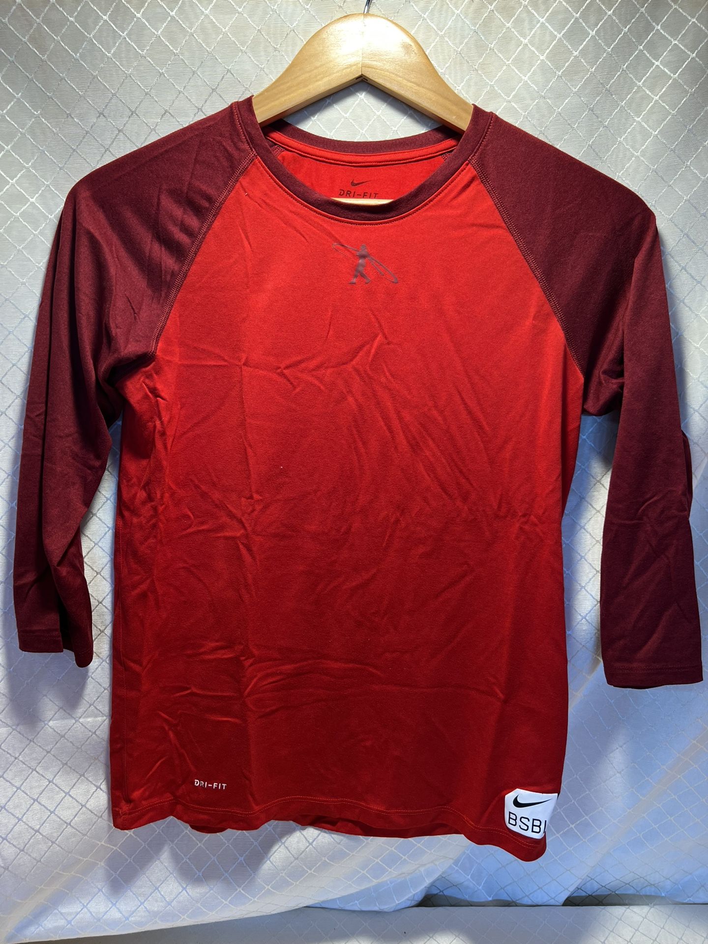 Nike Tee Dri Fit Ken Griffey Jr BSBL 3/4 Sleeve t shirt Baseball XL Youth 
