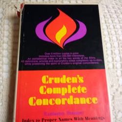 Book -Crudens Complete Concordance to the Old & New Testament