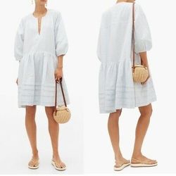 

Wiggy Kit Painter's Striped Cotton Dress Blue Women's size XS

