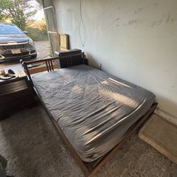 Full Size Bed Frame And Mattress 