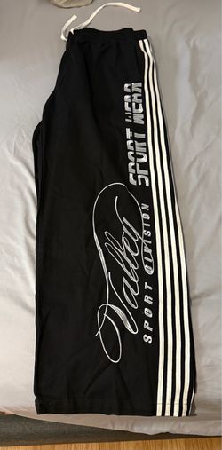 Valley Sport black & white striped sweatpants