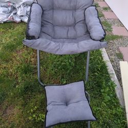 New Chair With Foot Stool 