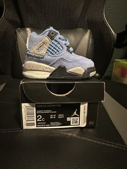 Nike Jordan 4 University TD Size 2C
