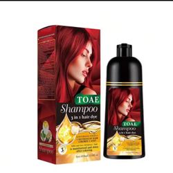 TOAE 400ml 3-In-1 Gray Hair Dye Shampoo