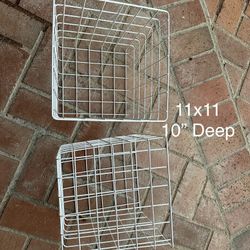 Storage baskets. New