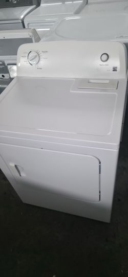 White Electric Dryer – Clean & Ready to Use