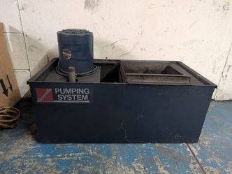 Graymills 1/4 horsepower, coolant pump system, pump & tank