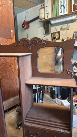 Farmhouse Antique Shelving Unit
