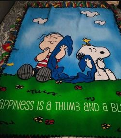 Linus blanket/ snoopy