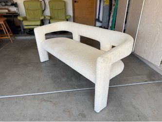 Anthropology Boucle Effie Dining / Entry / Bedroom Bench